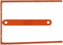 Q-connect relieur d-clip, boîte de 100 pièces, rouge