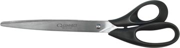 Q-connect ciseaux, 25,5 cm, noir