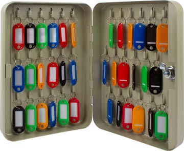 Q-connect armoire à clés pour 36 clés gris