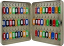 Q-connect armoire à clés pour 54 clés gris