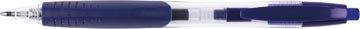 Q-connect stylo, avec grip, pointe moyenne, bleu