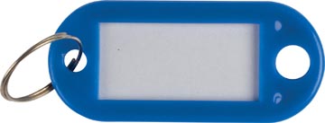 Q-connect porte-clés, paquet de 10 pièces, bleu foncé