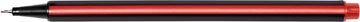Q-connect feutre, 0,4 mm, triangulaire, rouge