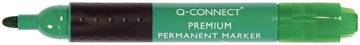 Q-connect marqueur permanent premium, 3 mm, pointe ronde, vert
