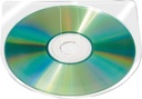 Q-connect pochette pour cd auto-adhésif pp 10 pièces
