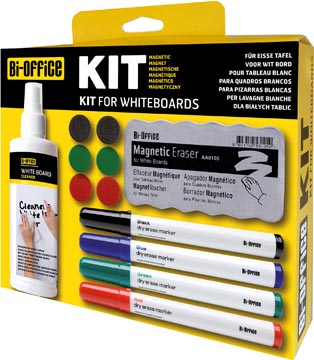 Bi-office kit pour tableaux blancs, en boîte brochable