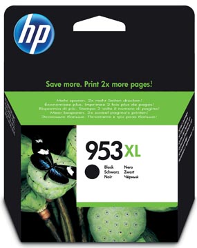 Hp cartouche d'encre 953xl, 2.000 pages, oem l0s70ae, noir