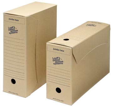 Loeff's boîte à archives communales jumbo box, paquet de 25 pièces