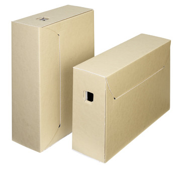 Loeff's boîte à archives city box 30+, ft 390 x 260 x 115 mm, brun/blanc, paquet 50 pcs