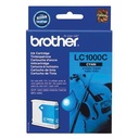 Brother cartouche d'encre, 400 pages, oem lc-1000c, cyan