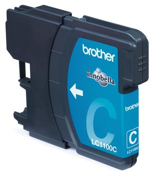 Brother cartouche d'encre, 325 pages - oem: lc-1100c, cyan