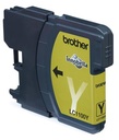 Brother cartouche d'encre, 325 pages, oem lc-1100y, jaune