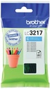 Brother cartouche d'encre, 550 pages, oem lc-3217c, cyan