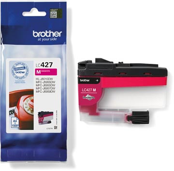 Brother cartouche d'encre, 1.500 pages, oem lc-427m, magenta