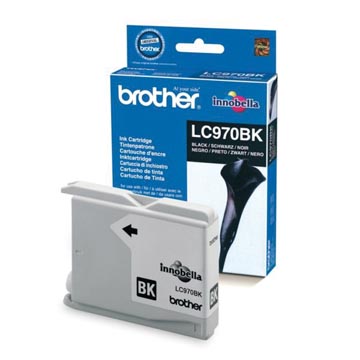 Brother cartouche d'encre, 350 pages, oem lc-970bk, noir