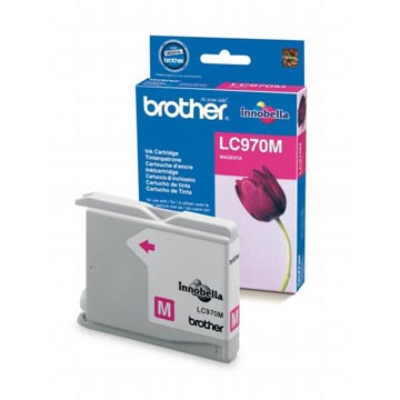 Brother cartouche d'encre, 300 pages, oem lc-970m, magenta