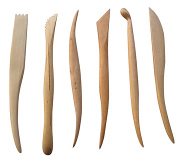 Spatule de modelage, set de 6 pièces