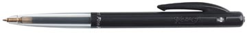 Bic stylo bille m10 clic, pointe fine, 0,35 mm, noir