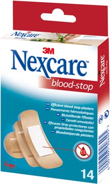 3m pansement hémostatique nexcare blood-stop, paquet de 14 pièces