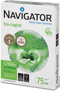 Navigator eco-logical papier d'impression ft a3, 75 g, paquet de 500 feuilles