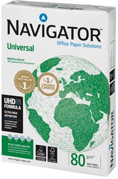 X rame de 500 feuilles papier 80g navigator