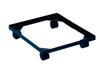 Really useful box accesoire support sur roulettes (diamètre: 4,5 mm), en pvc noir