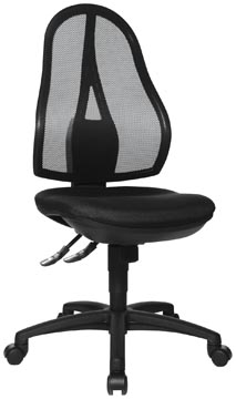 Topstar chaise de bureau open point sy, noir