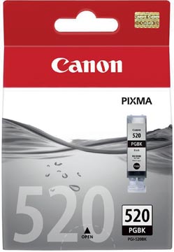 Canon cartouche d'encre pgi520bk, 324 pages, oem 2932b001, noir