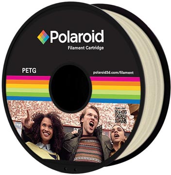 Polaroid 3d universal petg filament, 1 kg, naturel