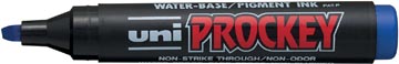 Uni-ball marqueur permanent prockey pm-126, bleu