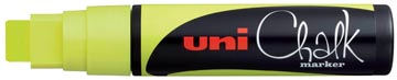 Uni-ball marqueur craie pwe-17k, jaune fluo