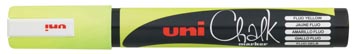 Uni-ball marqueur craie, pointe ronde de 1,8  à 2,5 mm, jaune fluo