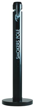 Rubbermaid collecteur des cigarettes smokers' pole, ft 10,2 x 107,9 cm, noir