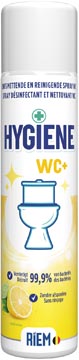 Riem hygiene wc+ nettoyant de toilettes, spray de 300 ml