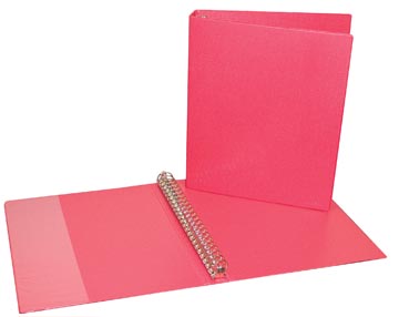 Aurora classeur, ft a4, 23 anneaux de 24 mm, en pvc, rouge