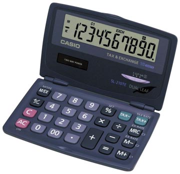 Casio calculatrice de poche sl-210te