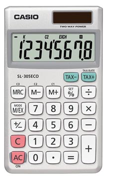 Casio calculatrice de poche sl-305 eco