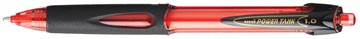 Uni-ball stylo bille power tank rt, rouge