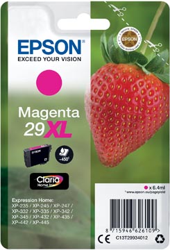 Epson cartouche d'encre 29xl, 450 pages, oem c13t29934012, magenta