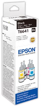 Epson bouteilles d'encre t664, 4.000 pages, oem c13t664140, noir