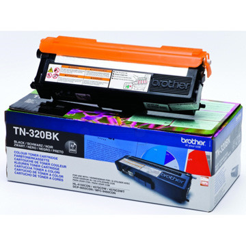 Brother toner, 2.500 pages, oem tn-320bk, noir