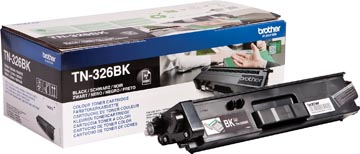 Brother toner, 4.000 pages, oem tn-326bk, noir