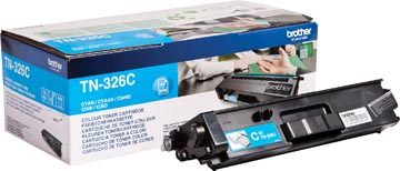 Brother toner, 3.500 pages, oem tn-326c, cyan