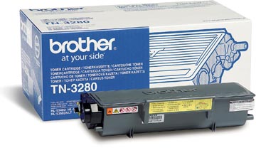 Brother toner, 8.000 pages, oem tn-3280, noir