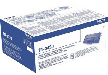 Brother toner, 3.000 pages, oem tn-3430, noir