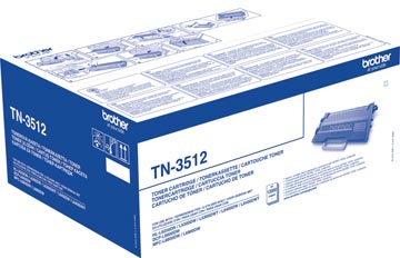 Brother toner, 12.000 pages, oem tn-3512, noir