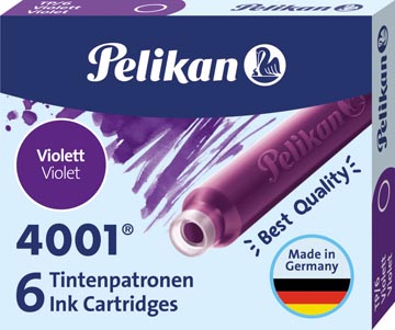 Pelikan cartouches d'encre 4001, violet