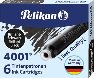 Pelikan cartouches d'encre 4001, noir