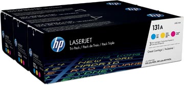 Hp toner 131a, 1800 pages, oem u0sl1am, 3 couleurs