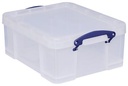 Really useful box boîte de rangement 21 l, transparent